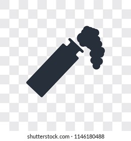 Test tube vector icon isolated on transparent background, Test tube logo concept