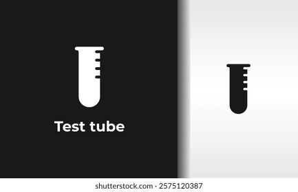 Test Tube Vector, Icon Or Logo Sign Isolated Symbol Illustration