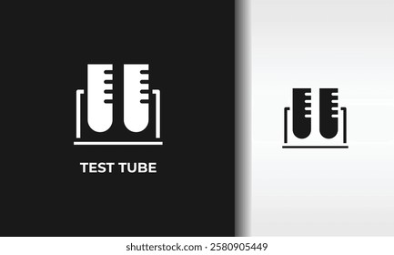 Test Tube Vector, Icon Or Logo Sign Isolated Symbol Illustration