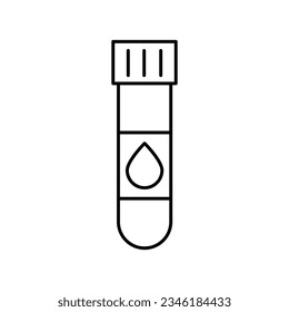  Test tube vector icon which can easily modify or edit

