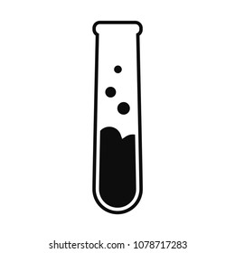 Test Tube. Vector Illustration For Logos, Stickers, Labels, Tags And Other Design.