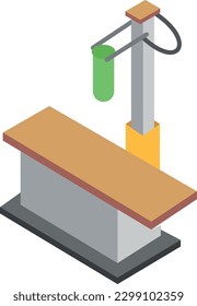 Reagenzglas, Vektorgrafik auf transparentem Hintergrund. Symbole in Premium-Qualität. Flache Symbole für Konzept und Grafikdesign.