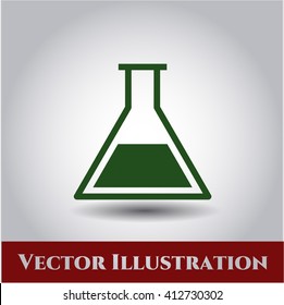 Test tube vector symbol