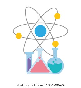 test tubes atom science