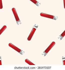 Test tubes and beakers , cartoon seamless pattern background