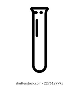 test tubes chemical glassware lab line icon vector. test tubes chemical glassware lab sign. isolated contour symbol black illustration