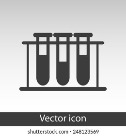 test tubes icon