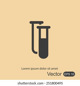 Test tubes icon