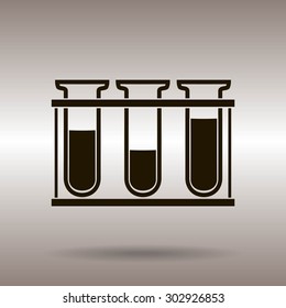 Test tubes icon