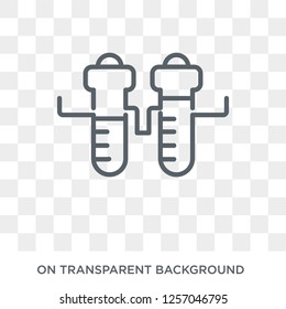 Test tubes icon. Test tubes design concept from  collection. Simple element vector illustration on transparent background.
