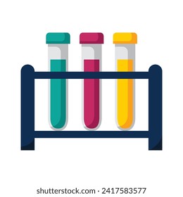 Test Tubes icon design illustration. Vector design