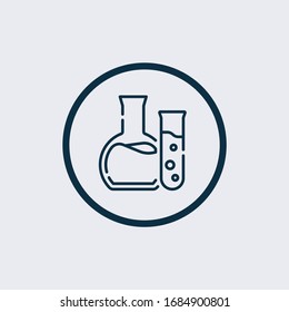 test tubes icon isolated on white background from science collection. test tubes icon trendy and modern test tubes symbol for logo, web, app