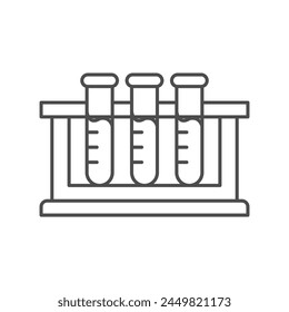 Test tubes icon, tubes, laboratory, science, experiment, editable vector, pixel perfect, illustrator ai file