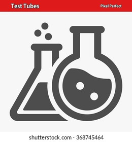 Test Tubes Icon. Professional, pixel perfect icons optimized for both large and small resolutions. EPS 8 format.