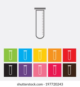 Test tubes icon - Vector