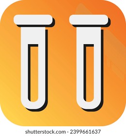 Test Tubes Vector Glyph Gradient Background Icon For Personal And Commercial Use.
