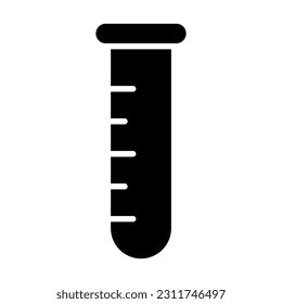 Test Tubes Vector Glyph Icon For Personal And Commercial Use.
