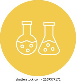 Test Tubes vector icon. Can be used for printing, mobile and web applications.