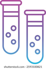 Test Tubes vector icon. Can be used for printing, mobile and web applications.