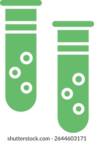 Ícone de vetor de Tubos de Teste. Pode ser usado para impressão, aplicativos móveis e da Web.
