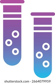 Test Tubes vector icon. Can be used for printing, mobile and web applications.