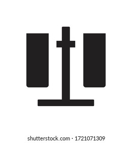 Test tubes vector icon, simple sign for web site and mobile app.