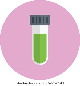 test vector flat color icon