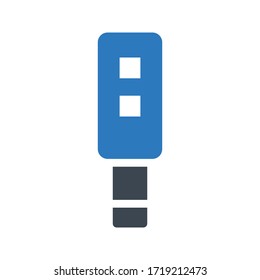 test vector glyph color icon 
