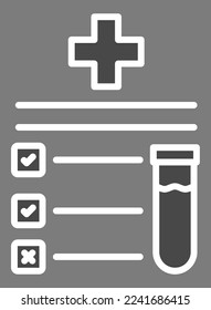 Test vector icon. Can be used for printing, mobile and web applications.