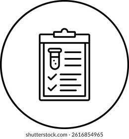 Test vector icon. Can be used for printing, mobile and web applications.