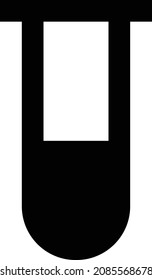 ilustración vectorial de prueba aislada en un fondo transparente. iconos vectoriales de glifo para el concepto o gráficos web.