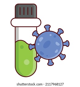 test Vector illustration on a transparent background. Premium quality symmbols. Vector line flat icons for concept and graphic design. 