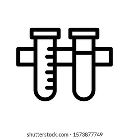 test vector thin line icon 