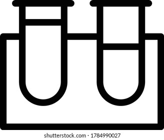 test vector thin line icon 