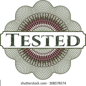 Tested abstract rosette
