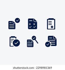 Icono probado en fondo blanco. Ilustración del vector