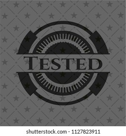 Tested realistic dark emblem