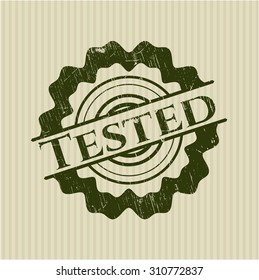 Tested rubber grunge seal