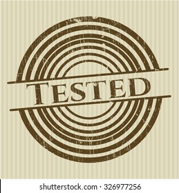 Tested rubber grunge seal