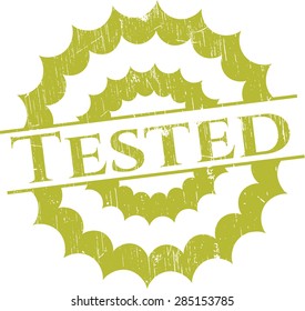 Tested rubber seal