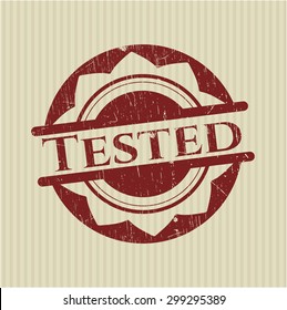 Tested rubber seal