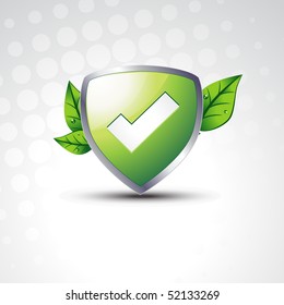 tested vector shield with eco leafs