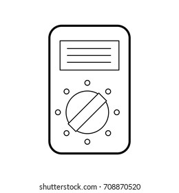 tester device electricity measuring icon
