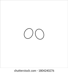 Testicles icon. İnfertility symbol.Mesical sign. Logo design element