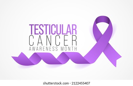 Testicular Cancer Awareness Month Observed Every Stock Vector (Royalty ...