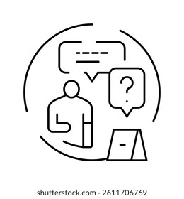 testimonial evidence crime line icon vector. testimonial evidence crime sign. isolated contour symbol black illustration