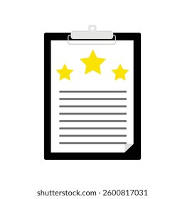 Testimonial form with positive star reviews
