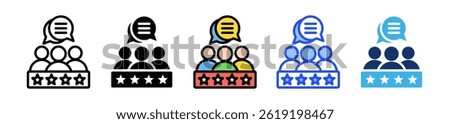 Testimonial Icon Collection With Multiple Styles