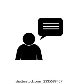 Testimonial Icon. Customer Review Symbol.
