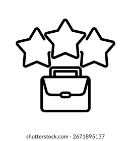 Ilustración del Vector del icono del testimonio, fondo blanco